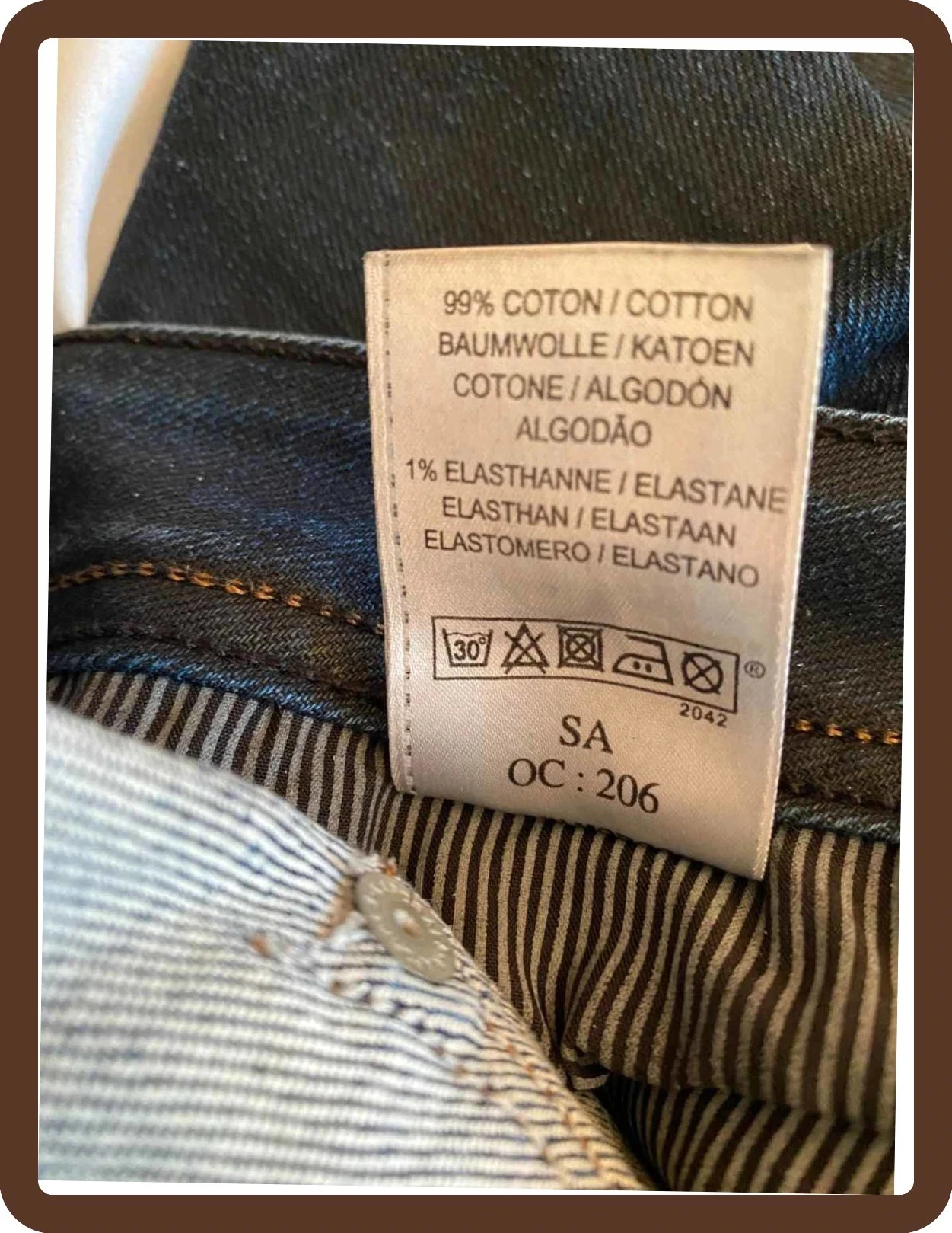 Jeans brutos retos Kaporal 5 T38 Modelo BONY Regular, denim autêntico e elástico – photo 14